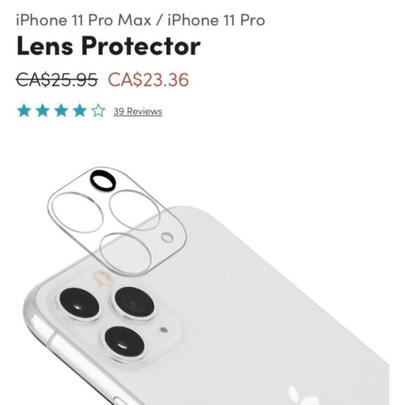 Case Mate Lens Protector IPhone 11 Pro - Picture 6 of 10